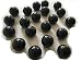 Produktbild 20 Stück schwarze Golfbälle schwarz Golfball von MEIERLE & Söhne