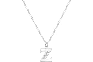 Kraven S925 Silver Initial Necklace Charm Choker, Dainty Cubic Zirconia Letter Dainty Necklaces Jewelry Birthday Gifts for Women Girls