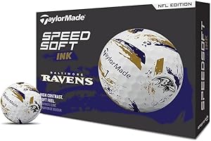 TaylorMade Golf Speed Soft Ink NFL Dozen