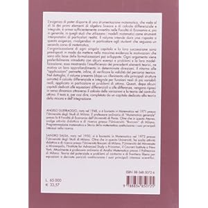 Metodi matematici per l'economia e le scienze sociali