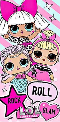 Preisvergleich Produktbild TDI Roman LOL Surprise Rock Roll Glam Strandtuch