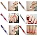 12 Colors UV Gel Acrylic Tips 3D Nail Art DIY Painting Polish Pen Set