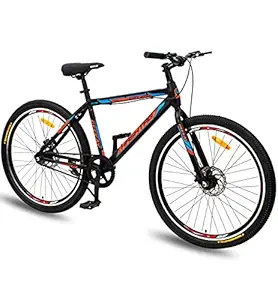 Geekay Hashtag 27.5t 29t Single Speed Steel Frame 17 inches Dual disc Brake WithoutGear Mountain bike/Bicycle for Unisex Adults Ideal Height 5.7inch-6Ft+ Age 13Year& Above(92% Assembled Rest Easy Self-Assembly)