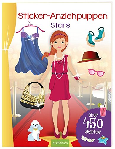 Preisvergleich Produktbild Sticker-Anziehpuppen - Stars