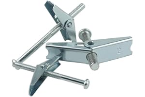 HEUSKAY 20 piezas de muelle, muelle, muelle, hueco, pared, cavidad, fijación de muelle, ancla, con tornillo