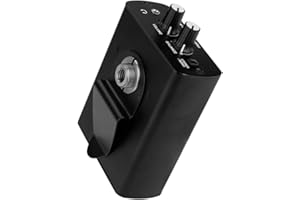 FOLOSAFENAR Headphone Amplifier In ear ,Personal Ear Monitor Controls for Level and Balance Personal In Ear Monitor High powered Headphone Output for Stage(British regulatory)