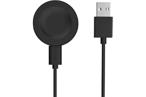 MoKo Magnetisches Ladegerät Kompatibel mit Huawei Watch GT5/GT4/GT3/GT3 Pro/GT3 SE/GT2 Pro/Watch 4/4 Pro/3/3 Pro/Ultimate/GT Runner, Tragbares Ladestation mit Separatem 1 M Ladekabel, Schwarz