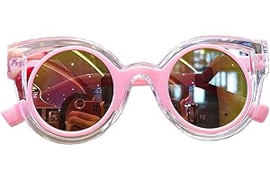 BOUACOUA Occhiali da Sole per Bambini Protezione UV400 Occhiali da Festa Carini per Bambini Ragazzi e Ragazze 4-15 Anni