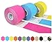 Produktbild Tapefactory24 7 ROLLEN PREMIUM KINESIOLOGIE TAPE 5 cm x 5 m FREIE FARBWAHL - DAS ORIGINAL universelles Spitzenprodukt aus Baumwolle - sehr leistungsstark - Das Original - für Muskeln & Gelenke - wasserfest