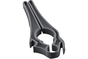 KUHN RIKON 5-in-1 Swiss Multiöffner grau, 5 Funktionen zum Öffnen von Flaschen, Tubenverschlüsse usw., Öffner für verschiedene Anwendungen