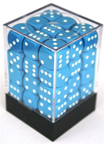 Preisvergleich Produktbild Chessex Opaque Light Blue W6 12mm Würfel Set