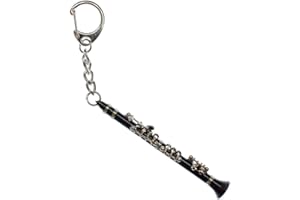 Miniblings Clarinette Flûte traversière traversière Clarinette Trousseau - Pendentif bijoux faits à la main I Porte-clef Porte-clef - Clarinette Flûte traversière clarinettiste