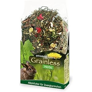 JR Farm Grainless Herbs Zwergkaninchen, 1er Pack (1 x 5 kg)