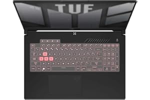 MiNGFi Silicone Clavier Coque de Protection/Couverture pour ASUS TUF Dash F15(2022) TUF Gaming A15 A17 F15 F17(2022) - Transparent