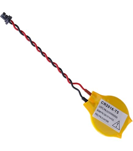 Gintai CMOS BIOS-batterij Vervanging – CR2016 3V Voor Lenovo ThinkPad X390, T490s, T16, P16s, X1 Carbon, Yoga, Slim 7 En Meer – Compatibel Met 5B10S34084, 01AY996 E.a.