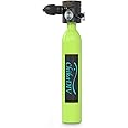 CHIKADIV C300 Mini Scuba Tank Refillable Oxygen Cylinder with 0.5 L Capacity Scuba Tank with 5-10 Minutes Underwater Diving Gear for Diver Portable Diving and Snorkeling
