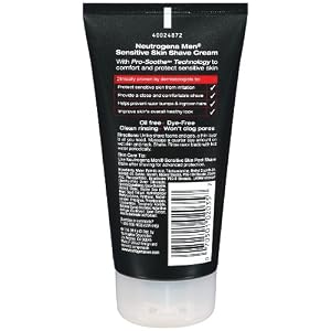 Neutrogena Men Sensitive Skin Shave Cream 5.1 Ounce (Pack Of 3) - Image 2