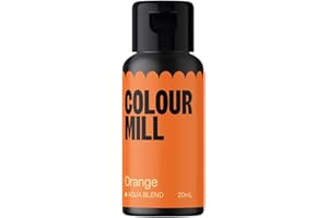Colour Mill Aqua Blend Food Colouring Orange: Colorant Alimentaire Liquide Base d'Eau - 20 ml