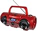 Produktbild Roadstar CDR-265U rot Boombox mit LCD-Anzeige (CD/MP3, USB, AUX-In, Kopfhörerausgang)