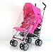 Zeta Vooom Stroller Complete with Foot Muff and Raincover (Pink Hearts and Stars)
