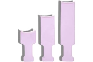 FILFEEL 3pcs Highlighting Kit, Hair Balayage Kit, Foil Balayage Board and Paddle Set for Hair Bleach, Hair Dye Long Board and Short Board Coloring Set (Purple)