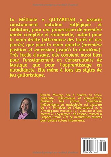 Book's Cover of GUITARETAB Première Année: Notation Solfégique et Tablature