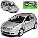 Produktbild Welly Volkwagen Golf V Silber 5 Türer 2003-2008 ca 1/43 1/36-1/46 Modell Auto mit individiuellem Wunschkennzeichen