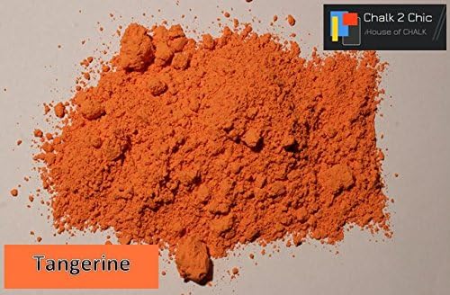 CP29 - TANGERINE - 11oz easy CHALK PAINT mixable latex SHABBY CHIC powder paint pigment