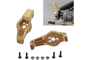 kingsea 1 paire de roulettes TRX4 en laiton de 68 g - Pour traxxas TRX4/TRX6 1/10 RC Crawler - Pièces de mise à niveau en laiton (1 paire Protal Drive C Hub Carrier (68 g)