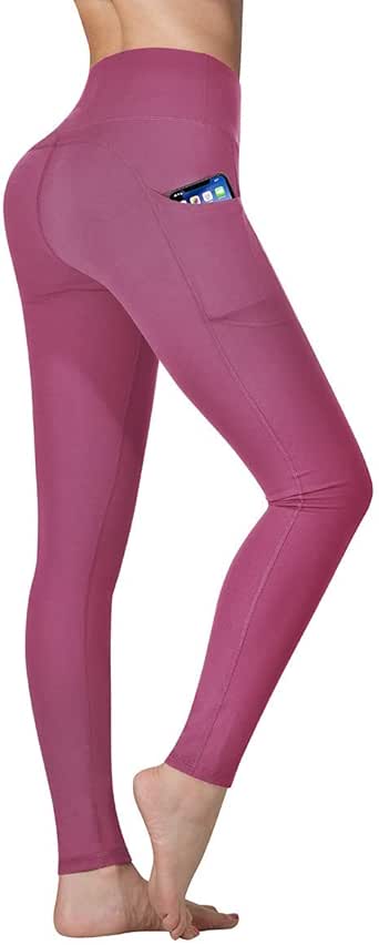 Leggings Sportivi Donna Vita Alta Con Tasche | Pantaloni Fitness In Mesh Per Yoga, Palestra E Running | Modello Bootcut Traspirante Con Cuciture Piatte