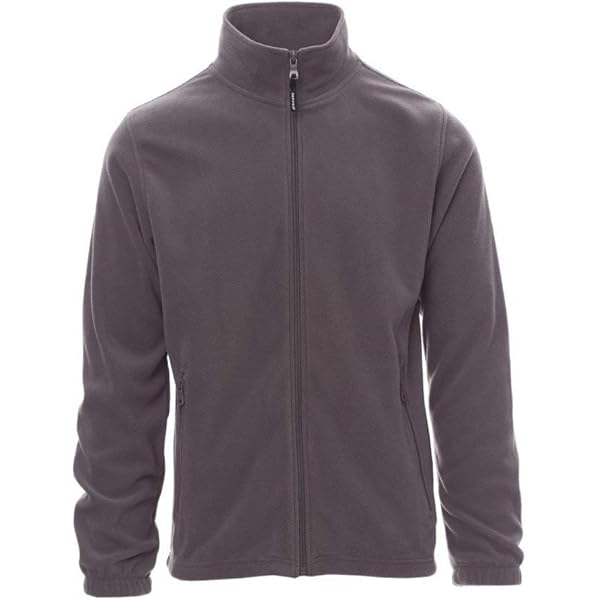 Felpa Pile PAYPER Nepal - Uomo E Donna, Chiusura Zip, Poliestere, Tasche Laterali, Blu Navy