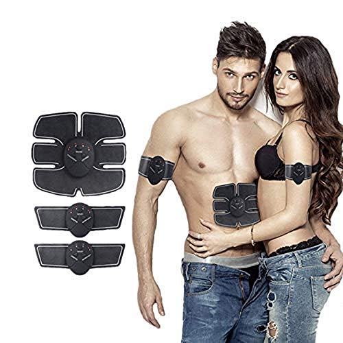 TRENDBUYTM 6 pack abs stimulator | Wireless Electro Abdominal and Muscle Exerciser Training Device Pad Body Massager, Tummy Flatter, Fitness Abs Maker, Portable Gym trainer for Men and Women RS.649.00