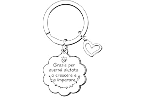 KJKJKJ Regalo Maestre Portachiavi Regalo Maestra portachiavi insegnante fine Anno Regalo Maestra Portachiave Maestre Idee Regalo idee regalo insegnanti Regalo Maestra Asilo Elementare Medie