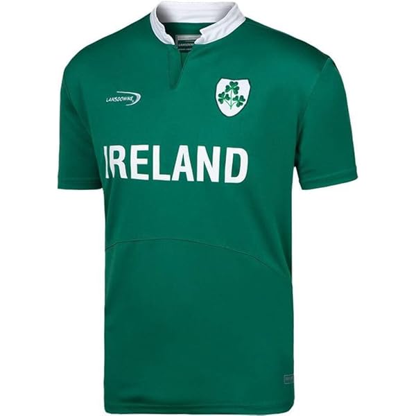 Maillot De Rugby Vintage Irlande Homme - Cara Craft - Vert - Taille 2XL - Manches Longues