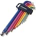 Produktbild GOBEST Ballends Sechskant Stiftschlüsselsatz 9 pcs 1,5-10 mm CrV Stahl (GB-0014)