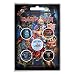 Produktbild Iron Maiden badge pack 5 x Pin Button Albums band logo Book of Souls offiziell