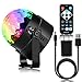 Produktbild Discokugel Partylichter LED Lichteffekte mit Externe USB Power Supply, Spriak Disco Licht für Hause Kinder Geburtstag Party Sicherheit Spielzeug Geschenk Karaoke Gartenparty Tanzfläche Camping Zubehör Dekor Dekoration Lichter Kugel (Fernsteuerung)