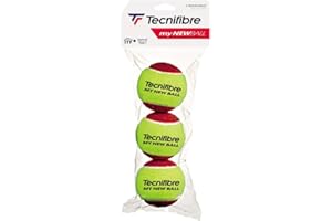 Tecnifibre Lot de 3 balles My New Ball