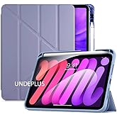 UnDePlus Mi Pad 7/7 Pro 11.2in&ccedil; 2025 ile uyumlu Kılıf Kalem B&ouml;lmeli Mars Case Lavendery Gray