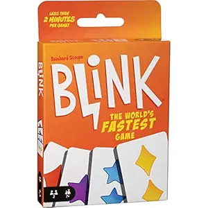 Mattel Reinhards Staupes Blink the Worlds Fastest Card Game, Multi Color