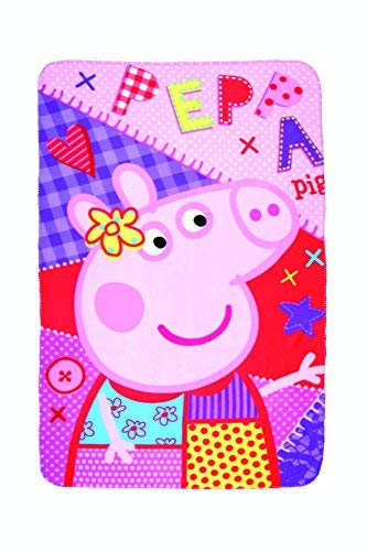 Peppa Pig Kids Fleece Blanket, 150 x 100 CM Soft Throw Thermal Blanket Peppa Pig Kids Fleece Blanket, 150 x 100 CM Soft Throw Thermal Blanket