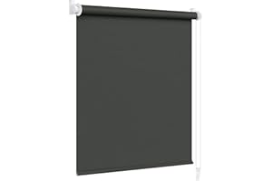 Victoria M. Klemmfix Estor Opaco Enrollable para Puertas y Ventanas, Fijación sin Taladrar, 120 x 150 cm, Negro