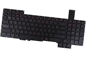 Almencla Laptop Replacement Part Keyboard For Asus G751J,G751JL, G751JM, G751JT, G751JY, with Backlight