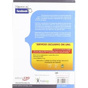 Matronas Agencia Valenciana de Salud. Test Parte Específica (Colección 996)