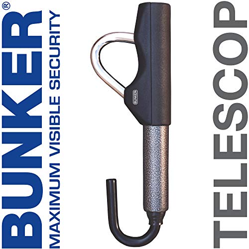 Bunker BT29B Barra antirrobo Coche telescopica Volante Pedal Alta Seguridad