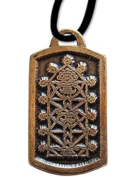 Baum der Weltweisheit Amulett Keltischer Anhänger Schmuck mit Lederhalsband Schmucksäckchen und Karte - Gesundheit...