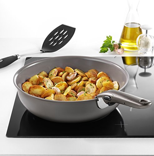 Tefal l2511902 Ingenio Pfanne Wok ohne Griff Keramik für alle Herde, Induktion 28 cm - 3