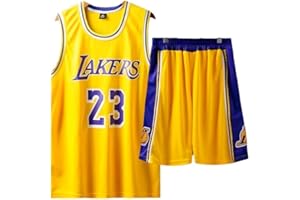 FASIOHDIO Camiset Baloncesto Niños Conjunto Baloncesto Niños Trajes de Baloncesto Niño Pantalones Cortos Baloncesto para Niños y Camiseta Tirantes Equipación Baloncesto Niño