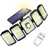 300 Led G&uuml;neş Enerjili 3 Mod Kumandalı 3 Metre Kablolu 5 Taraflı Sens&ouml;rl&uuml; Solar Sokak Lambası/bah&ccedil;e aydınlatma