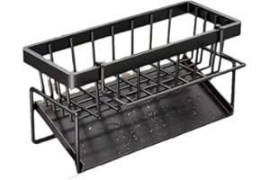 CASANTIA|Organizador Soporte Estropajo Fregadero, Organizador Cocina, Guarda Esponjas Fregadero